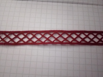 Viininpunainen välipitsi 500cm