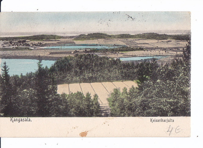 VANHA Postikortti Kangasala 1911