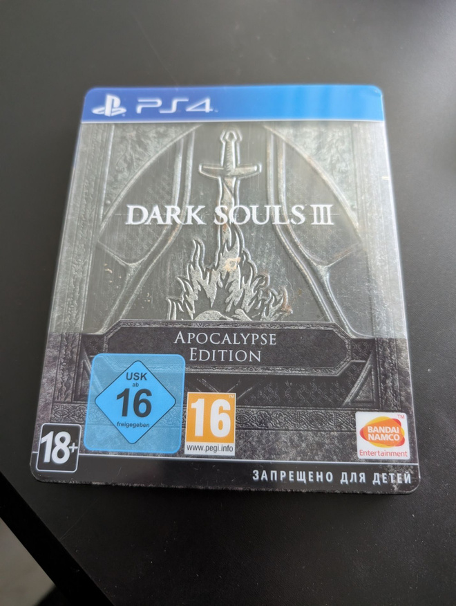 Dark Souls III Apocalypse Edition (PS4) – Steelbook / CIB
