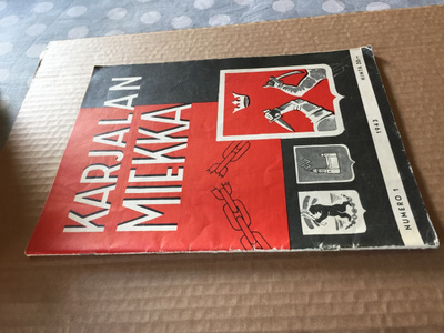 KARJALAN MIEKKA LEHTI 1/1943 HYVÄ