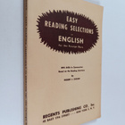Easy Reading Selections in English for the Foreign Born - pikkukuva 1