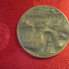 Vasaloppet  50 År  1973 mitali/Rune Karlzon. - pikkukuva 1