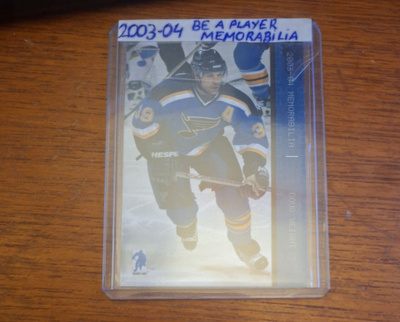 2003-04 Be a Player Memorabilia -Sapphire