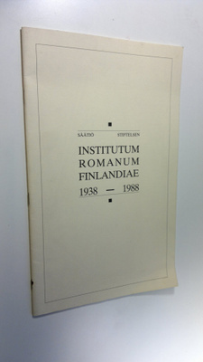 Institutum Romanum Finlandiae 1938-1988