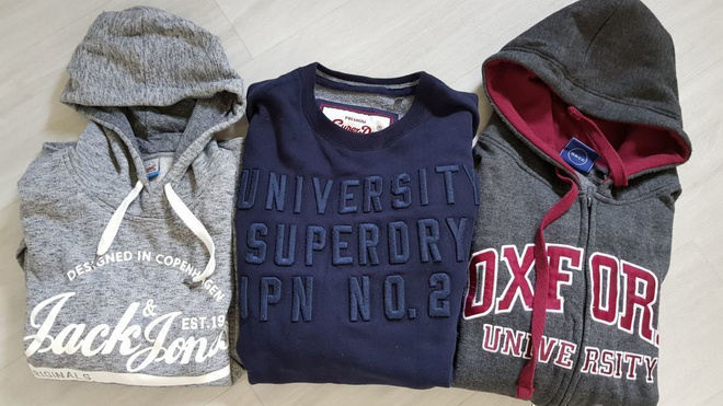 Huppari 2 kpl + Superdry college