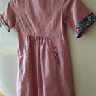 Roosa Mupe Mekko / Puuvillamekko - koko 134 cm - pikkukuva 1