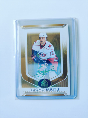 Tuomo Ruutu 20-21 SP Signature Edition Legends Gold Script