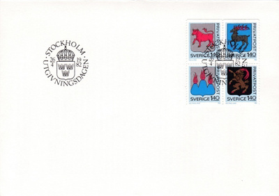 RUOTSI 1982 - Fa 1206/09 FDC KUORI
