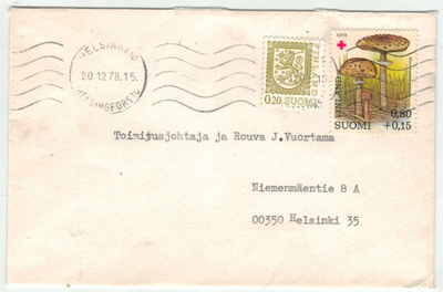 1978 PR 80p ym kirje