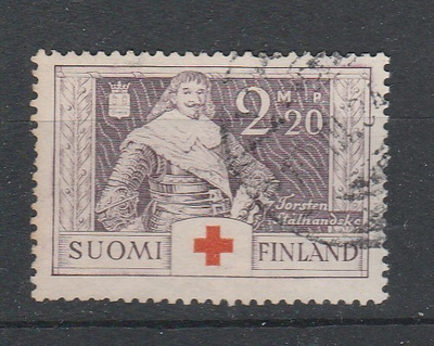 Suomi 1934, PR merkki 2mk+20p,  , leimattu