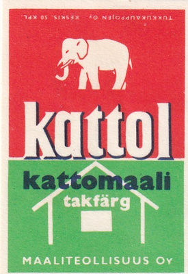 kattol, kattomaali  , Maaliteollisuus Oy, 7/9