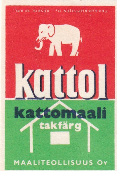 kattol, kattomaali  , Maaliteollisuus Oy, 7/9