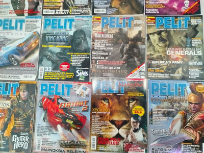 Pelit lehtiä 21kpl 2000 - 2008