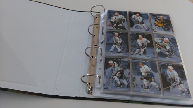 1995-96 Leaf Sisu Limited peruskortit+Erikoiskortit