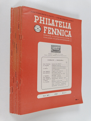 Philatelia Fennica vuosikerta 1962 (numerot 1-12)