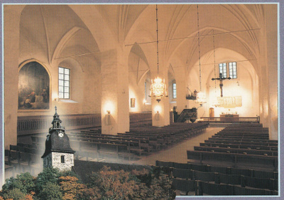 KIRKKOKORTTI - NAANTALIN KIRKKO - SISÄKUVA - 2