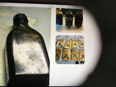 Laadukasta armeijan aseöljyä lasipullossa 6€/kpl