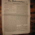 Sanomalehti : Åbo Underrättelser 24.8.1849 - pikkukuva 1