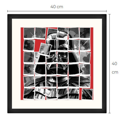 Uusi sci-fi Pop art print taulu 40 cm x 40 cm