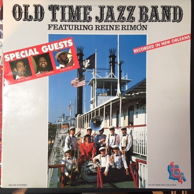 Old Time Jazz Band - Old Time Jazz Band Featuring Reine LP
