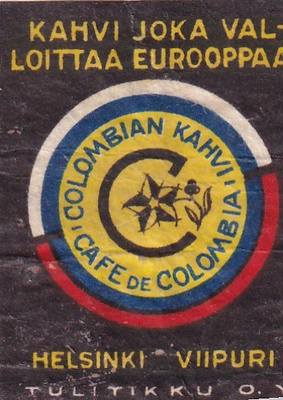 Helsinki - Viipuri, Colombian Kahvi , Tulitikku Oy  s3