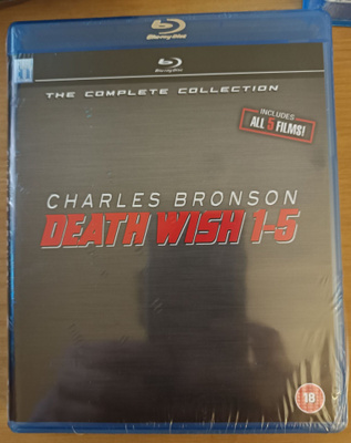 Charles Bronson Death Wish 1-5  Bluray Collection