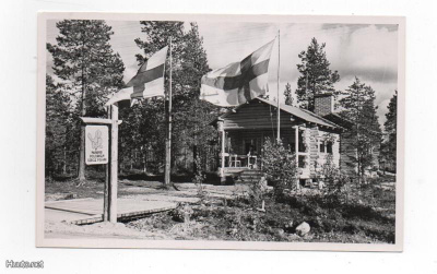 ROVANIEMI: Napapiiri, Suomen liput (mv)
