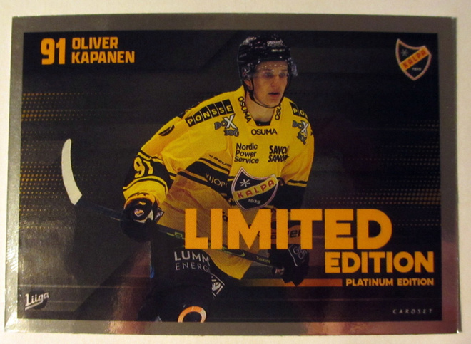 OLIVER KAPANEN Kalpa Limited Edition Cardset 2023-24