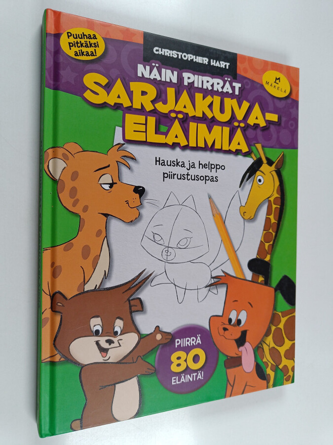 Christopher Hart : Näin piirrät sarjakuvaeläimiä : hauska...
