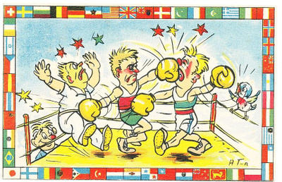 Arnold TILGMAN - Nyrkkeilijät - vanha kortti