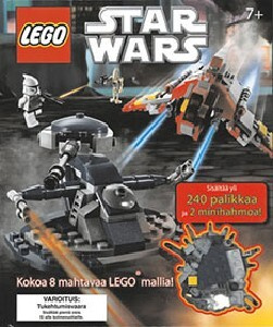 Lego Star Wars Puuhakirja. Sisältää 240 palikkaa. UUSI Kirja