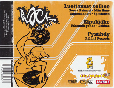 Black Night Esittää • Luottamus Selkee/Kipulääke/Pysähdy CDS