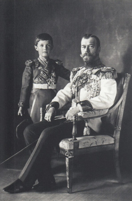 Keisari Nikolai II ja Alexei, Venäjä 1910