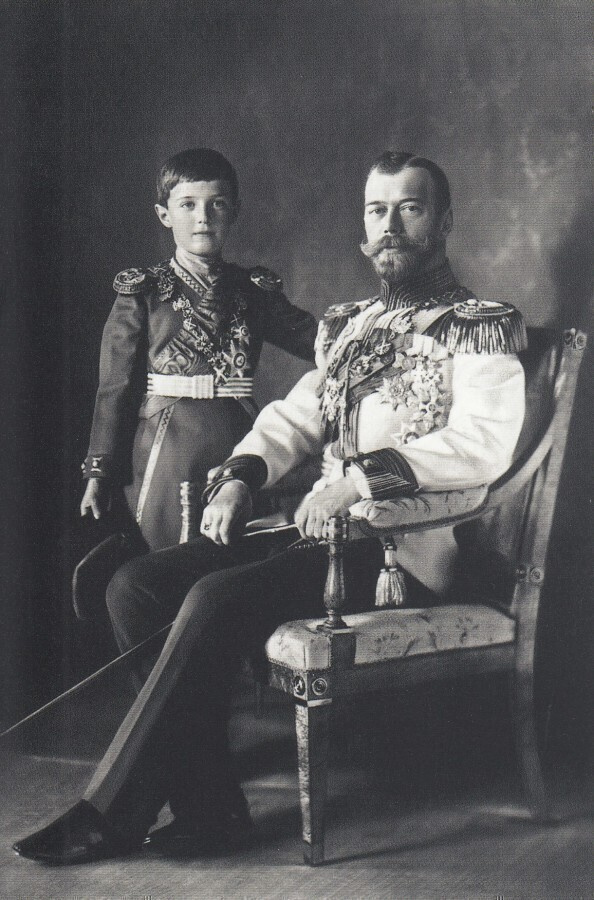 Keisari Nikolai II ja Alexei, Venäjä 1910
