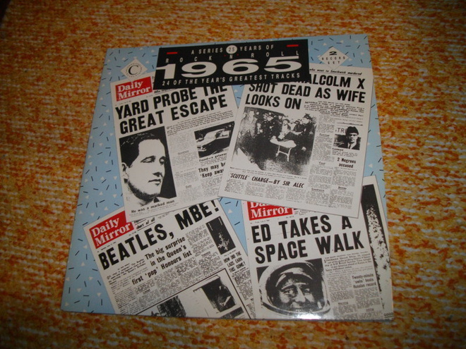 Year 1965 - 25 Years Of Rock 'N' Roll  2x LP 1989 rock MINT-