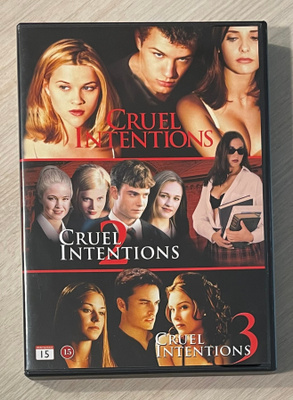 Julmia aikeita (Cruel Intentions) Trilogia (1999-2004) 3DVD