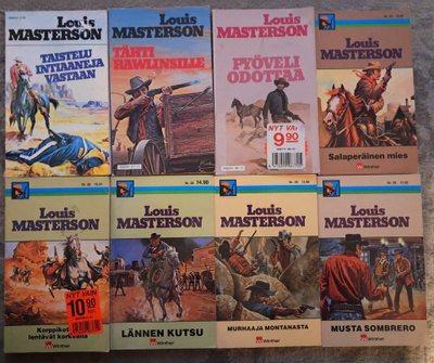 Louis Masterson pokkarit 8 kpl