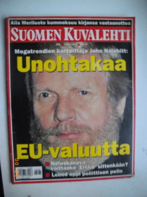 Suomen Kuvalehti Nro 35/1996. (4.3)