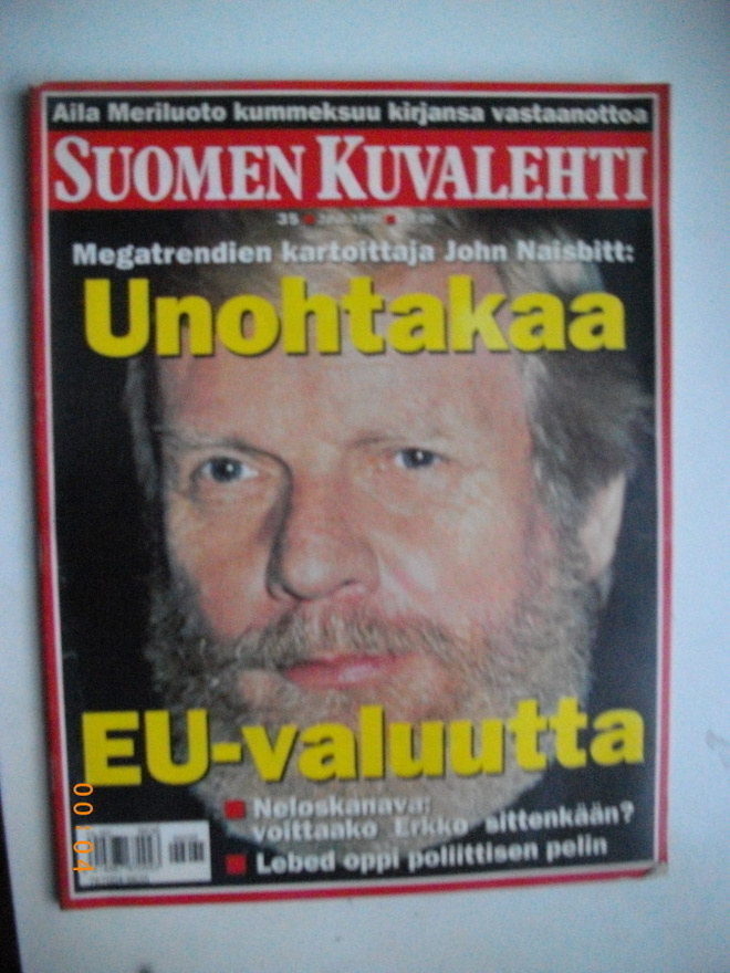 Suomen Kuvalehti Nro 35/1996. (4.3)
