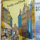 VANHA Kahvi Purkki Lady Coffee Kesko Oy Helsinki Peltiä - pikkukuva 1