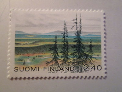 POSTITUORE POSTIMERKKI MAISEMA SUOMEN LAPISTA 2,40 MK