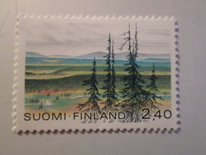POSTITUORE POSTIMERKKI MAISEMA SUOMEN LAPISTA 2,40 MK