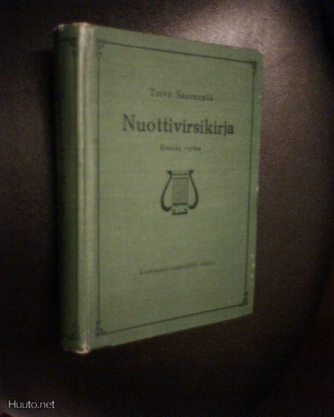 Toivo Saarenpää NUOTTIVIRSIKIRJA ( 1 p.1926 ) Sis.postikulut