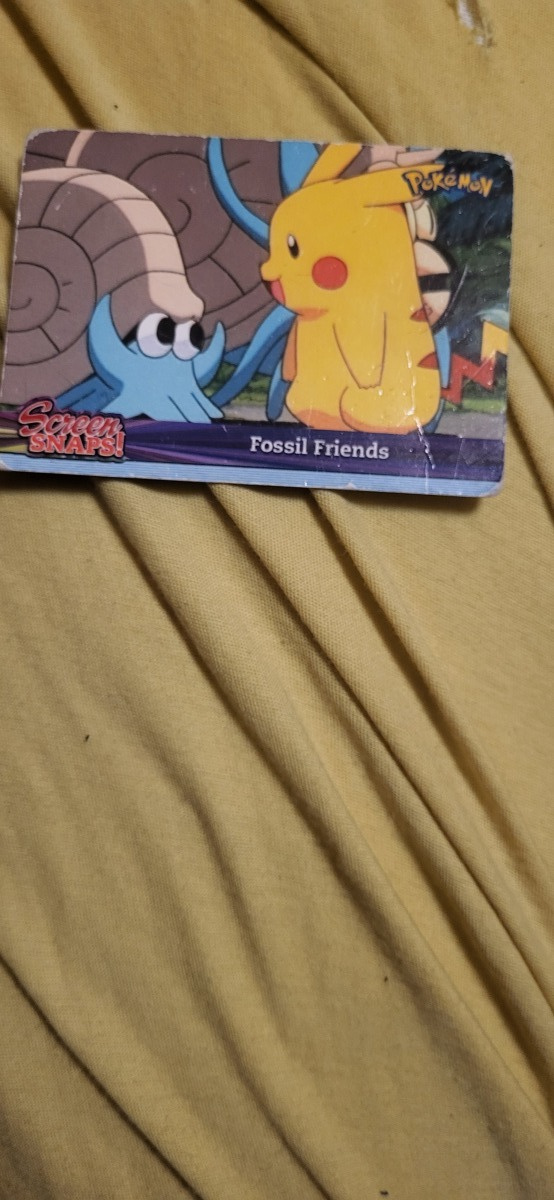 Screen Snaps! 06 Pokémon Blue Topps card