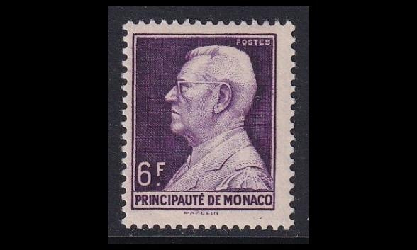 Monaco 375 * Käyttösarja Louis II 6 Fr (1948)
