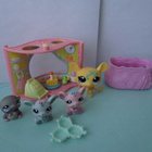 Littlest Pet Shop leikkisetti, figuurit + tarvikkeet - pikkukuva 1