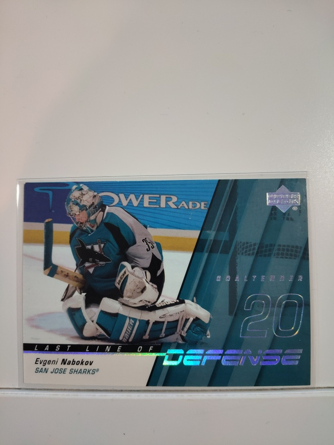 2002-03 Upper Deck Last Line of Defense #LL11 Evgeni Nabokov