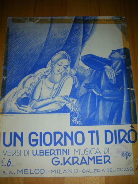 Nuottivihko Un giorno ti diro 1936