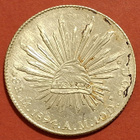 Mexico, 8 Real 1894, hopeaa 27,07 g (900)... (KD7) - pikkukuva 3