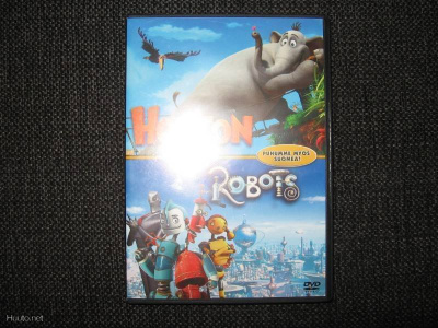 HORTON & ROBOTS TUPLA DVD samassa kansissa